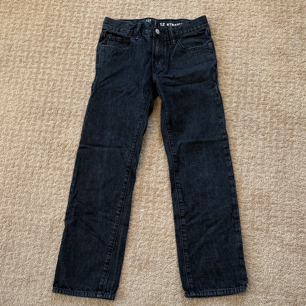 Euc gap kids Black Jeans size 12